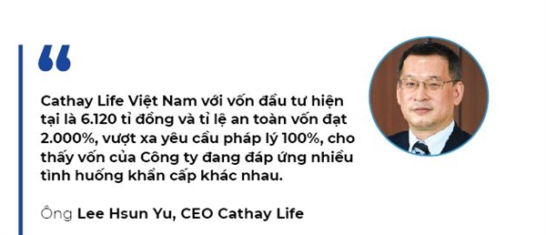 CEO Cathay Life: Tien gan muc tieu 5% thi phan nam 2025