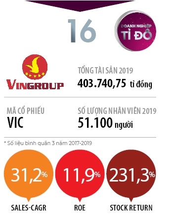 Top 50 2019: Cong ty Co phan Vingroup