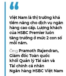 Ngan hang chay dua phuc vu rieng cho gioi khach cao cap Viet