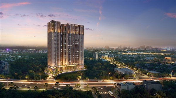 Dự án Opal Skyline do Tập đoàn Đất Xanh phát triển tại trung tâm thành phố Thuận An