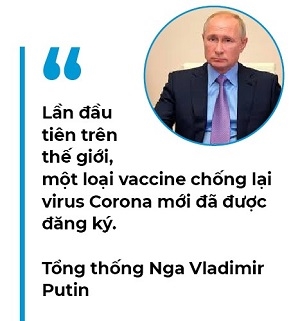 Tong thong Nga cong bo vaccine COVID-19 dau tien tren the gioi
