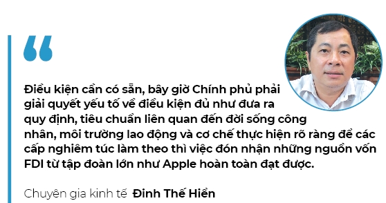 Lo nha o cong nhan, hut nha may Apple