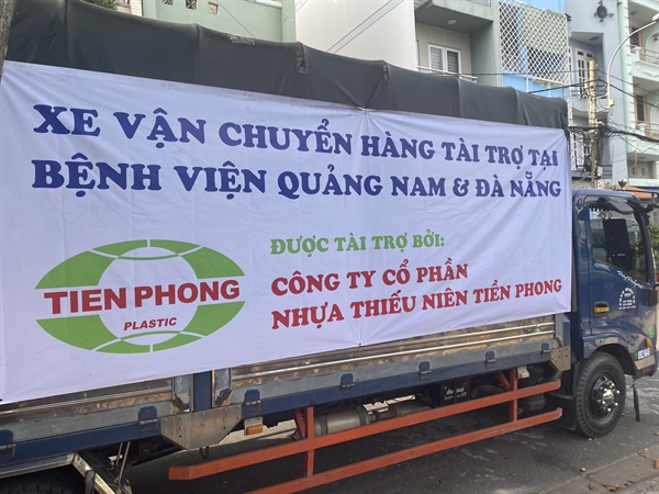 Những chuyến xe vận chuyển hàng hóa hỗ trợ Quảng Nam và Đà Nẵng 