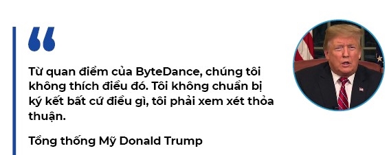 Tong thong Trump chua san sang ky ket bat ky dieu gi cho thoa thuan Oracle-TikTok