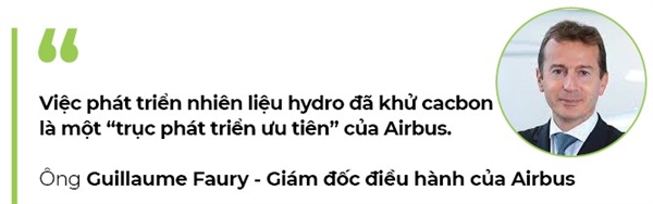 Airbus dat muc tieu cho may bay chay bang hydro, khong phat thai vao nam 2035