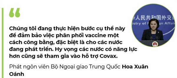 Trung Quoc tham gia chuong trinh vaccine cua WHO, lap day khoang trong do ong Trump de lai