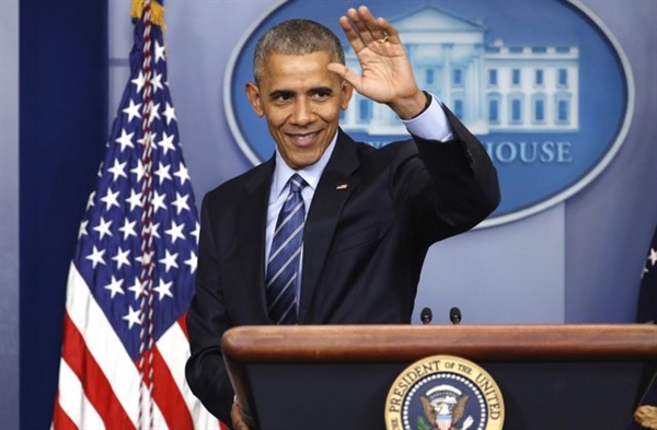 Cựu Tổng thống Mỹ Barack Obama. Ảnh: AP.