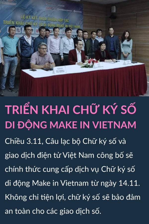 Trien khai chu ky so di dong Make in Vietnam, Walmart chan thue robot