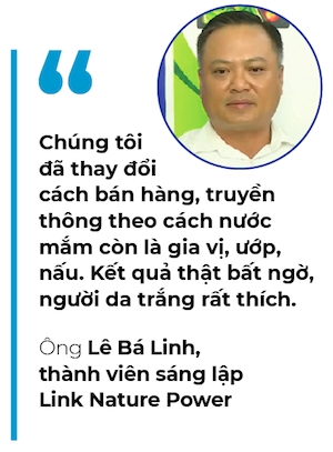 Dinh vi hang sang cho  nuoc mam Viet