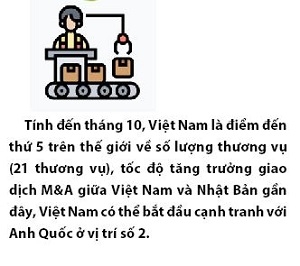 Doanh nghiep Nhat tiep tuc tao song M&A tai Viet Nam