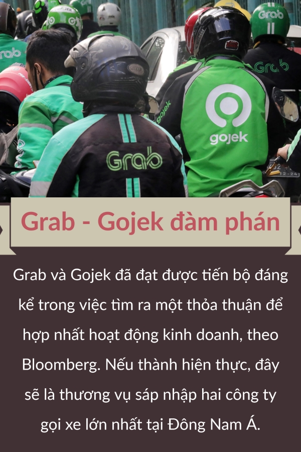 Singapore cho ban thit nhan tao, Grab va Gojek dam phan
