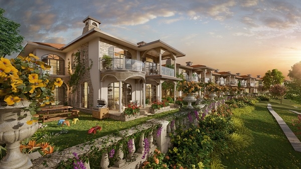 Cụm Hill Villas với tầm nhìn panorama tại Edenia Resort.