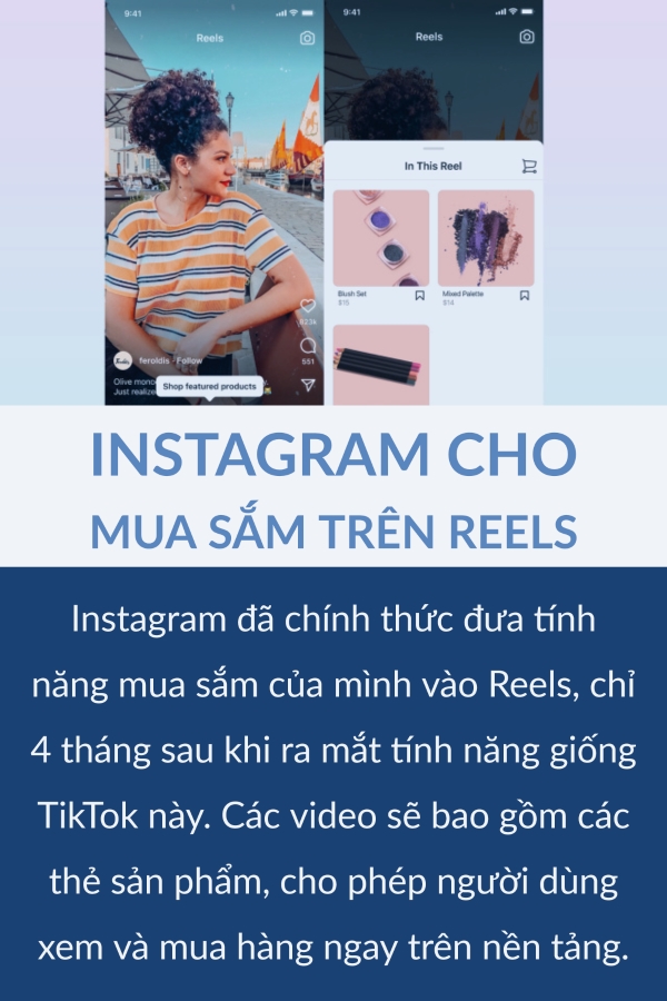 Instagram cho mua sam tren Reels, 130 ty ung dung duoc tai nam 2020