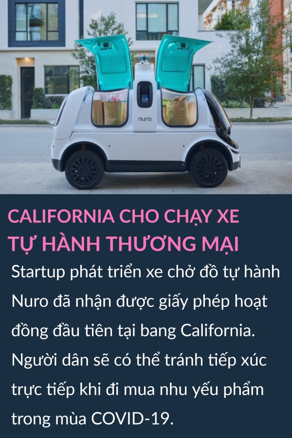 California cho chay xe tu hanh thuong mai, KFC ra may tinh de ban