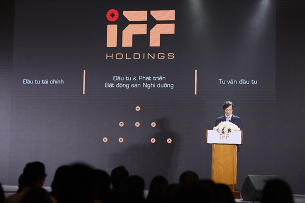 Đại diện IFF Holdings phát biểu tại sự kiện.