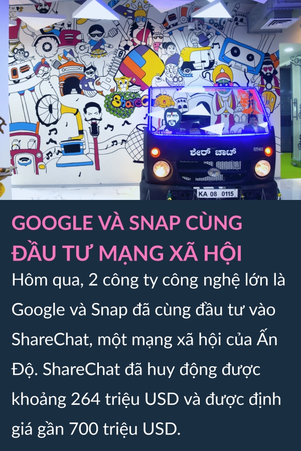 Google va Snap dau tu mang xa hoi, Samsung ra smartphone moi trong thang 1