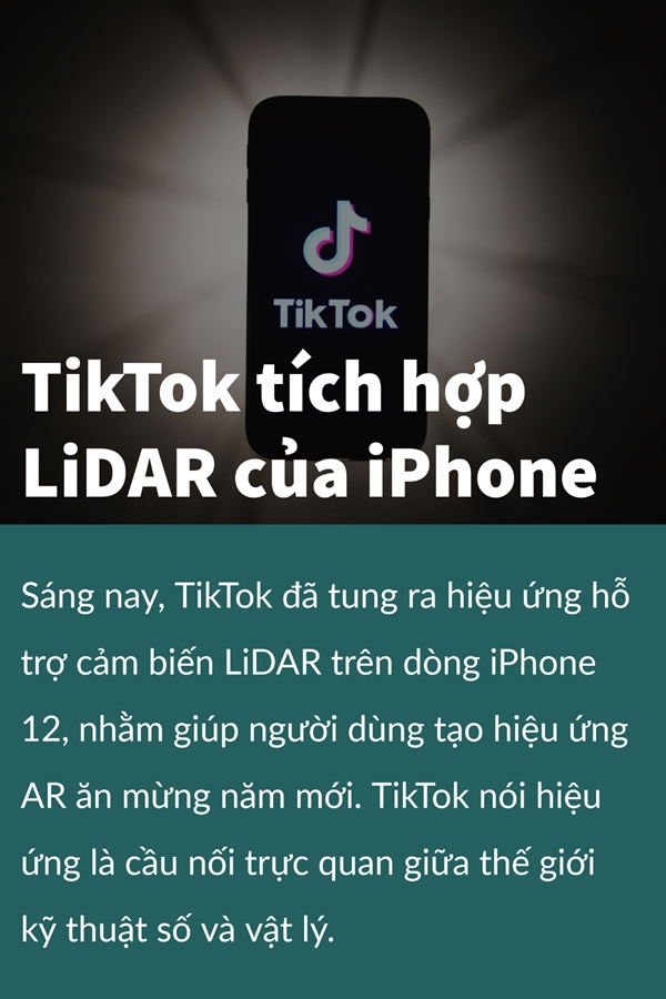 TikTok tich hop LiDAR cua iPhone, da co tim nhan tao nhu tim that