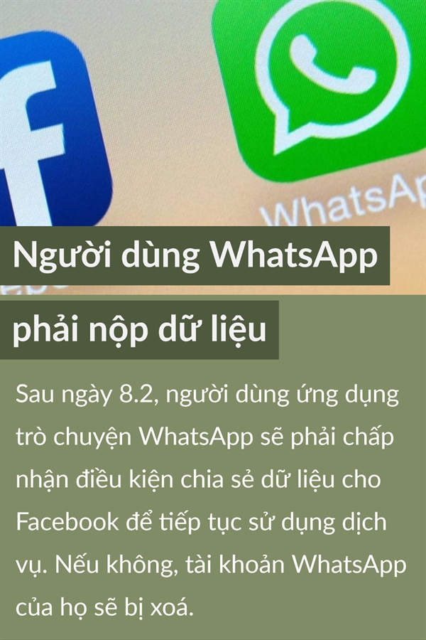 Nguoi dung WhatsApp phai nop du lieu, mang xa hoi ngay cang quyen luc