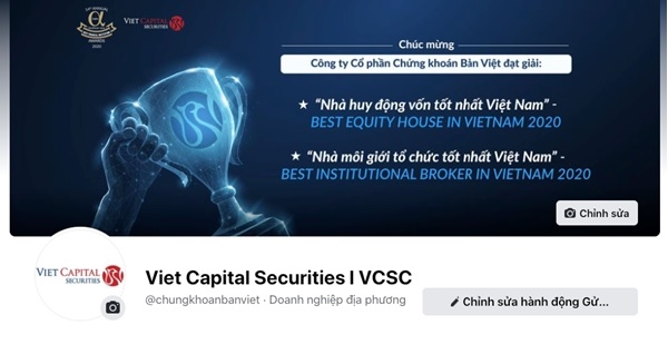 Viet Capital Securities lot Top 500 Doanh nghiep lon nhat 2020