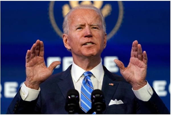 Tổng thống Mỹ Joe Biden đã công bố một đề xuất gói kích thích trị giá 1.900 tỉ USD được thiết kế để khởi động nền kinh tế và tăng tốc độ phản ứng của Mỹ đối với đại dịch. Ảnh: AP.