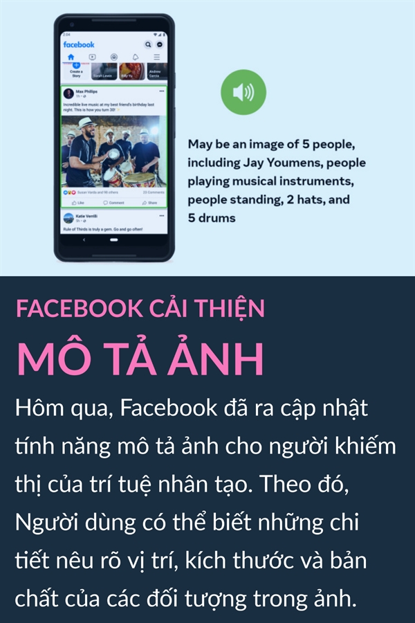 TikTok ra tinh nang Q&A, Facebook cai thien mo ta anh