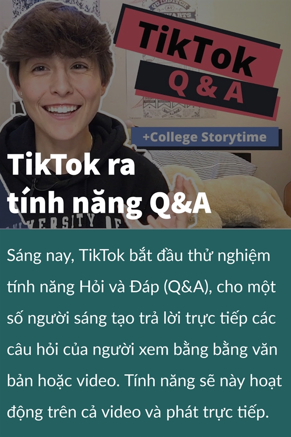 TikTok ra tinh nang Q&A, Facebook cai thien mo ta anh