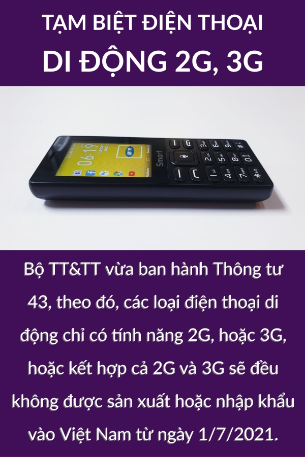 Tam biet smartphone 2G, 3G, Singapore don tien lam 5G