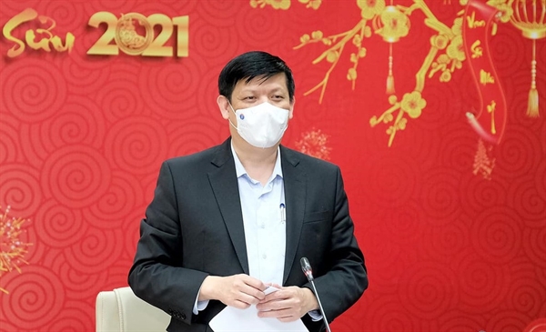 Bộ trưởng Bộ Y tế Nguyễn Thanh Long nhận định 12/13 tỉnh, thành phố cơ bản kiểm soát được dịch COVID-19. Ảnh: Bộ Y tế.