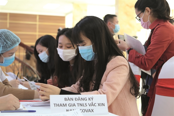 Đăng ký tham gia thử nghiệm lâm sàng vaccine Nano Covax.