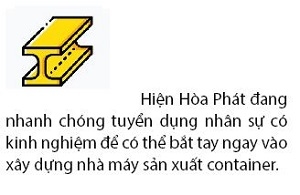 Hoa Phat lan san sang linh vuc san xuat container