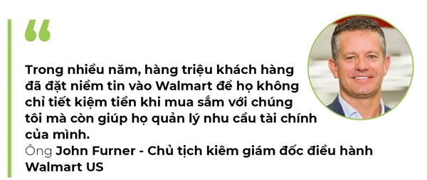 Walmart chinh thuc buoc chan vao nganh tai chinh