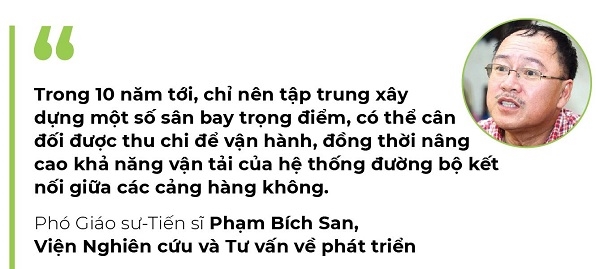 Viet Nam can bao nhieu san bay?
