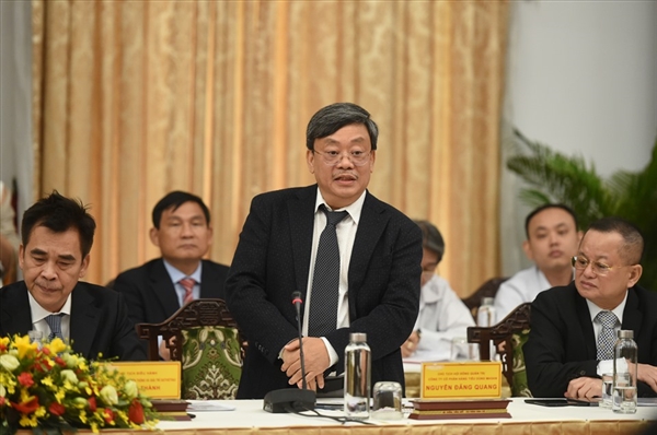 ng Nguyễn Đăng Quang - Chủ tịch Tập đoàn Masan phát biểu tại hội nghị. Ảnh: VGP