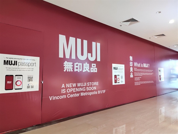 Muji hé lộ vị trí cửa hàng đầu tiên tại Vincom Center Metropolis, Hà Nội.