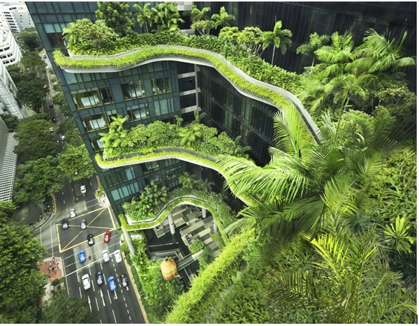 Khách sạn Park Royal on Pickering tại Singapore được thiết kế như một khách sạn giữa vườn thiên nhiên (trivago