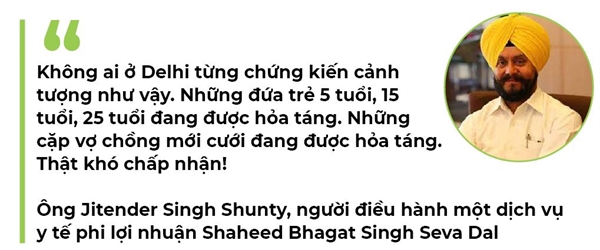 Lua chay khong ngung tai lo hoa tang o An Do