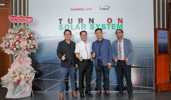  Gamuda Land hợp tác cùng Indefol Solar, nhà cung cấp giải pháp điện mặt trời quốc tế, triển khai dự án này.