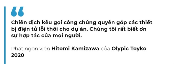 Huy chuong Olympic duoc tai che tu smartphone, laptop cu