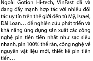 VinFast hop tac voi Gotion High-Tech nghien cuu va san xuat cell pin LFP cho xe dien