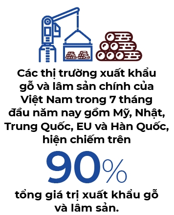 Nganh go lo tren dong don hang