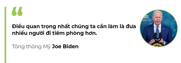 Tong thong Joe Biden tiem mui vaccine COVID-19 thu ba