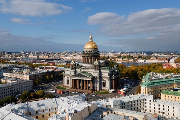 Nhà thờ St. Isaac ở thành phố St. Petersburg, Nga. Ảnh: Reuters.
