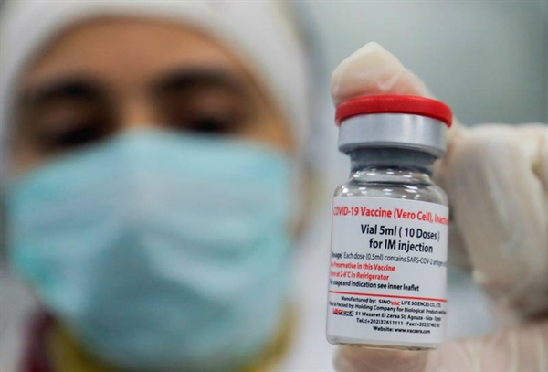Vaccine Sinovac COVID-19 của Trung Quốc. Ảnh: Reuters.