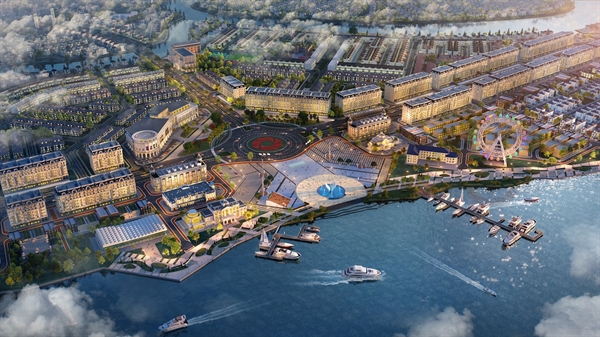 Tổ hợp quảng trường – bến du thuyền Aqua Marina tại Aqua City dự kiến khánh thành cuối năm nay, kỳ vọng đưa Aqua City vươn tầm khu vực.