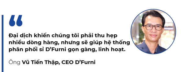 Ong Vu Tien Thap, CEO Cong ty Co phan D’Furni: Di ra quoc te va mo trung tam ban si trong dai dich
