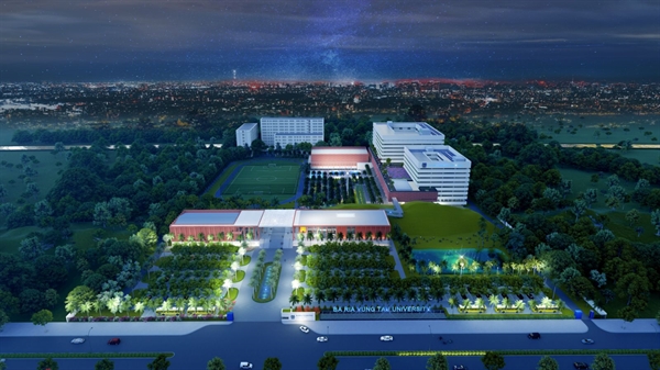 Cơ sở mới của Trường Đại học Bà Rịa – Vũng Tàu. Ảnh: TL.