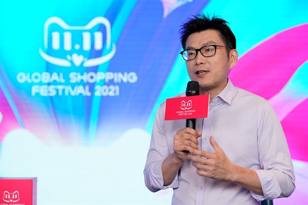 Ông Chris Tung – Giám đốc Tiếp thị của Tập đoàn Alibaba. Ảnh: BNEWS.