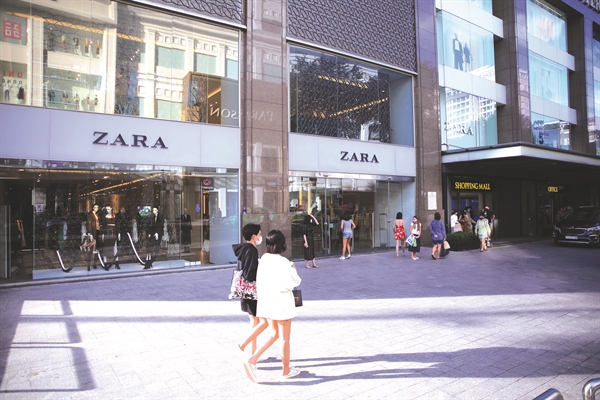 Hình ảnh cửa hàng Zara. Ảnh: Quý Hòa