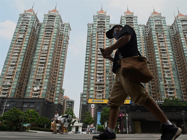 Cuộc khủng hoảng của Evergrande đã đe dọa sự ổn định của ngành bất động sản trị giá 5.000 tỉ USD của Trung Quốc. Ảnh: Getty Images.