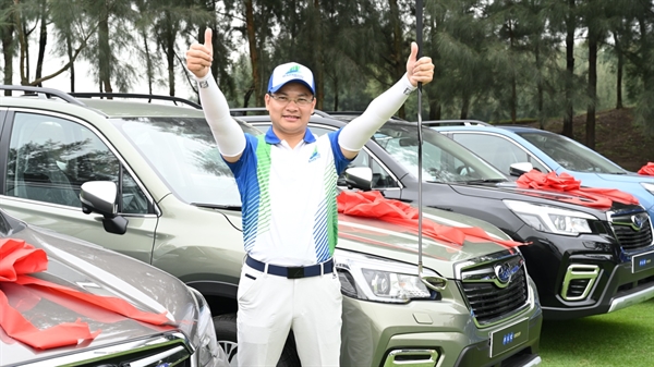 Golfer Đỗ Thành Chinh lần đầu chinh phục được cú HIO trong ngày thứ hai thi đấu tại giải Bamboo Airways Golf Tournament 2021.